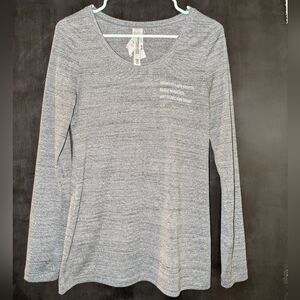 Lorna Jane Heather Gray Long Sleeve Tee
